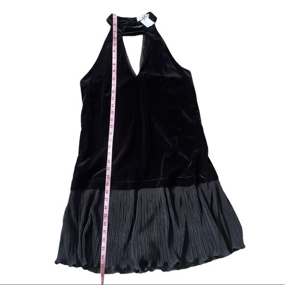 Waverly Grey Marianna Velvet Halter Dress m - Picture 12 of 14